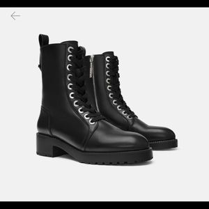 Zara combat boots